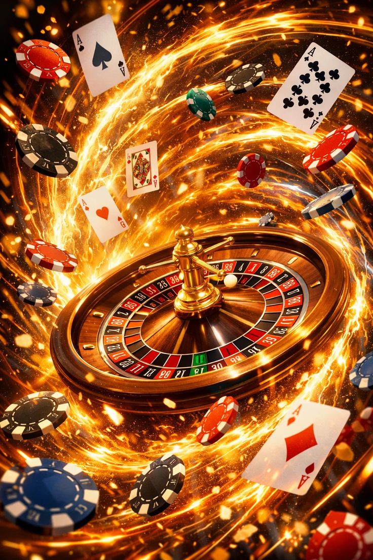 Roulette wheel spinning in live dealer studio
